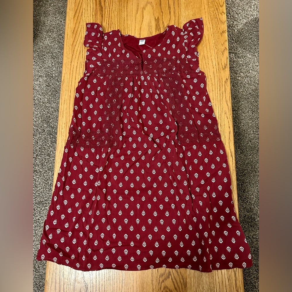 New with Tags Old Navy Petite Small Burgundy Dress